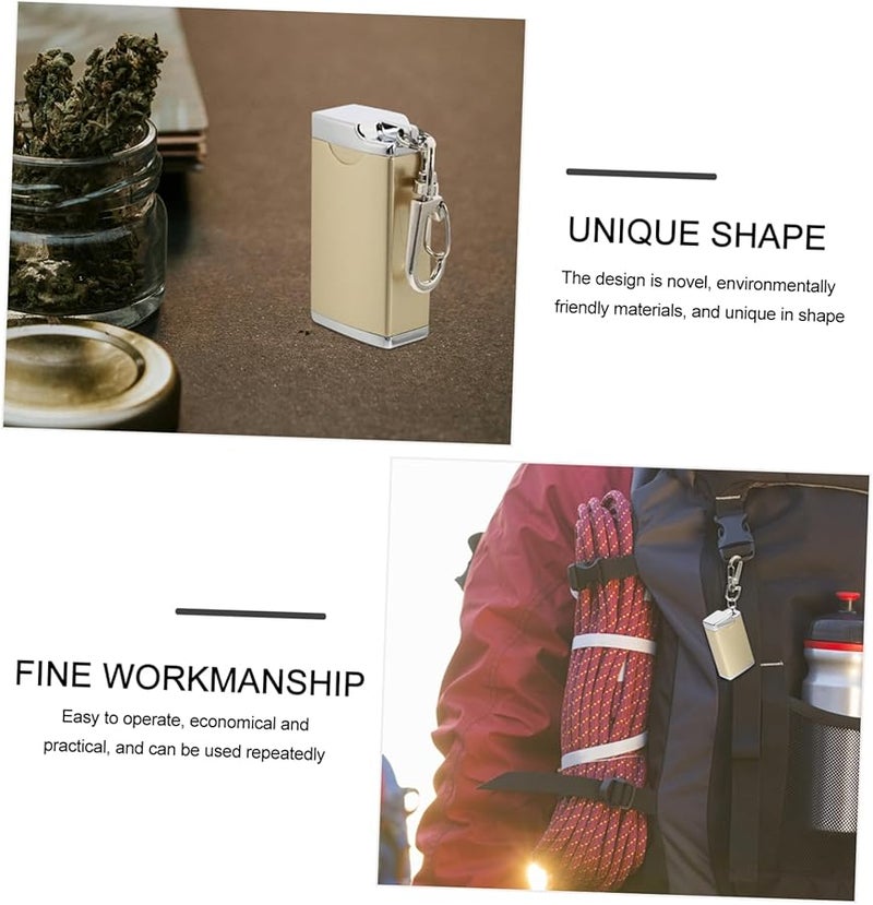 مطفأة سجائر محمولة بسلسلة مفاتيح مع غطاء، حامل رماد خارجي مدمج للرجال للسفر - Image 5